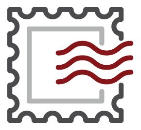 Postage stamp icon